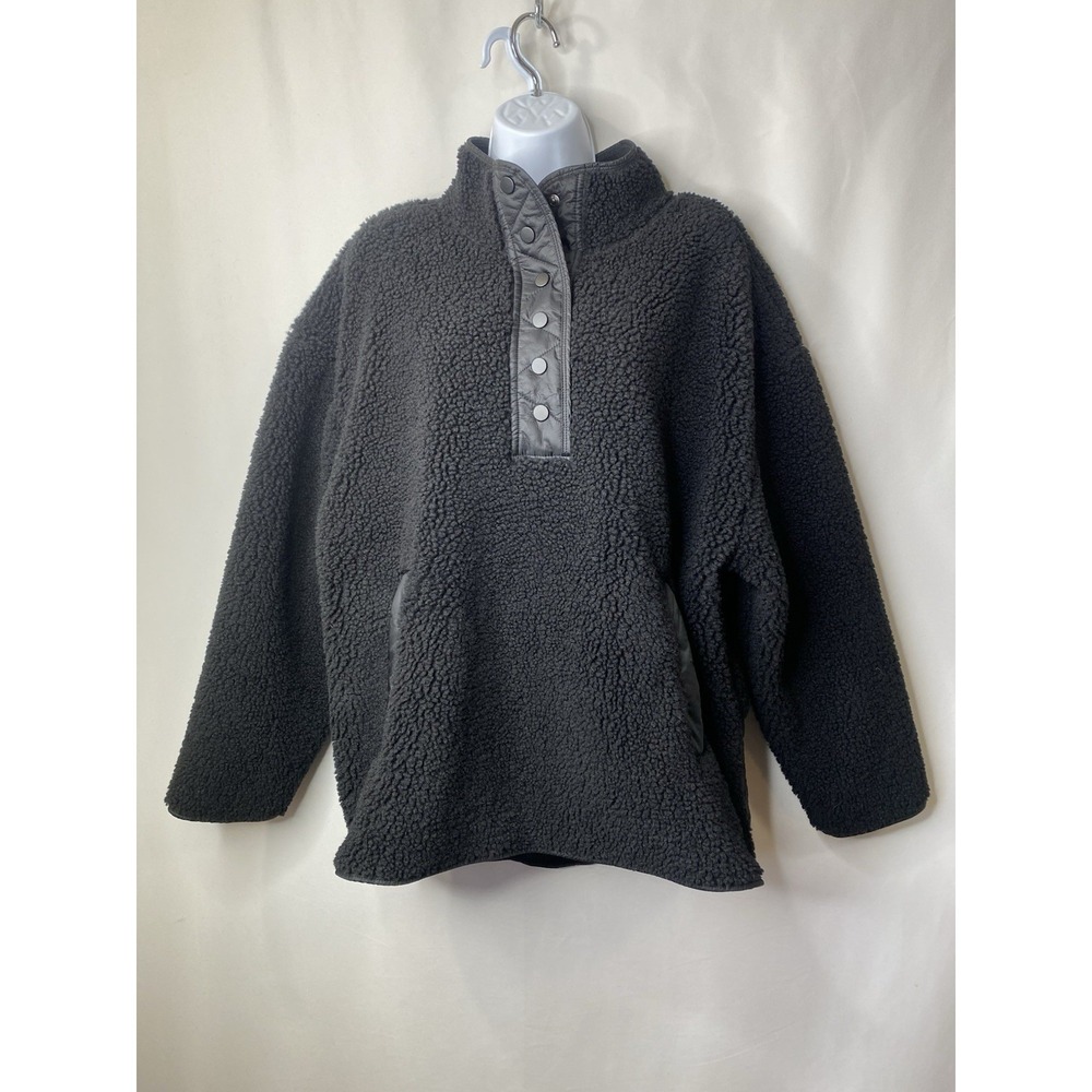 Athleta Womens Teddy Bear Sweatshirt Size XL Warm Cozy‎ Athletic Workout Casual